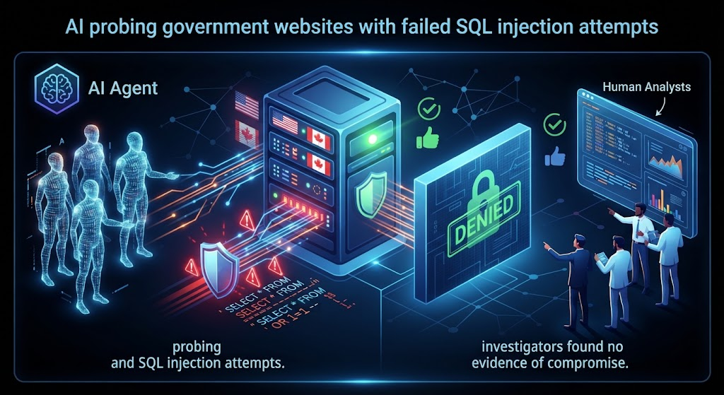 AI Agents Fired SQL Injection at US, Canada Gov Sites