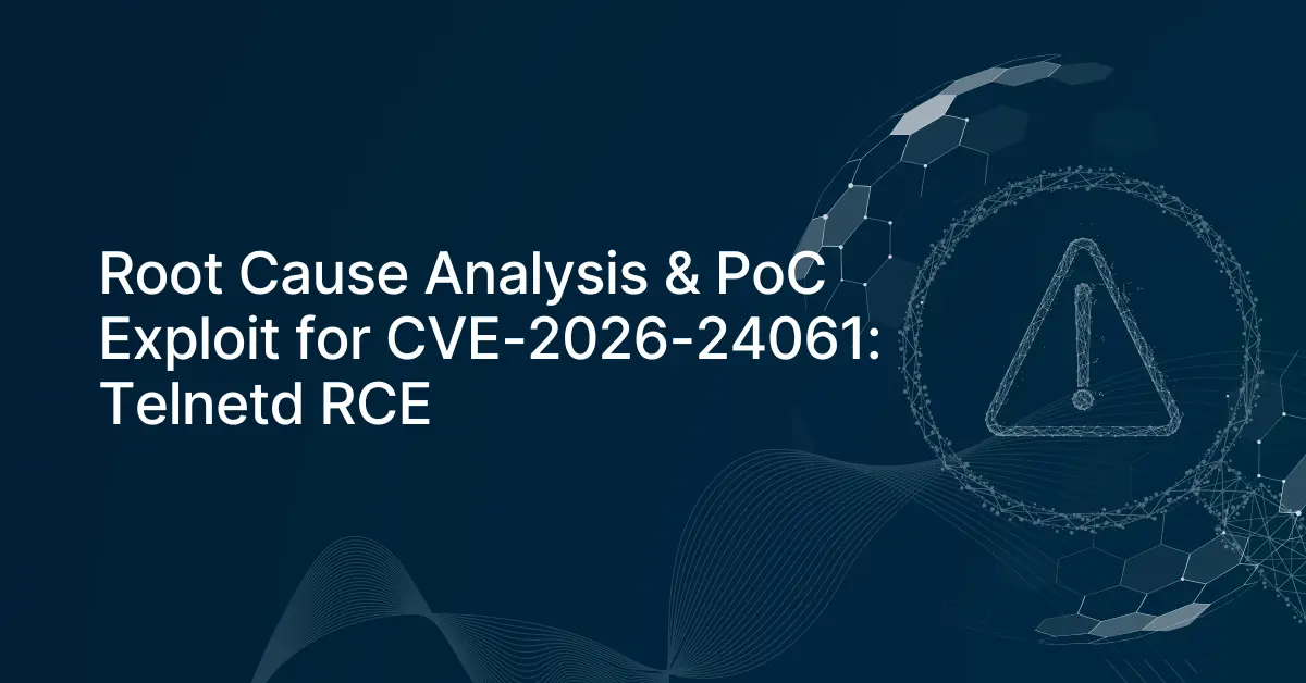 CVE-2026-24061: Critical Telnetd RCE Vulnerability Explained