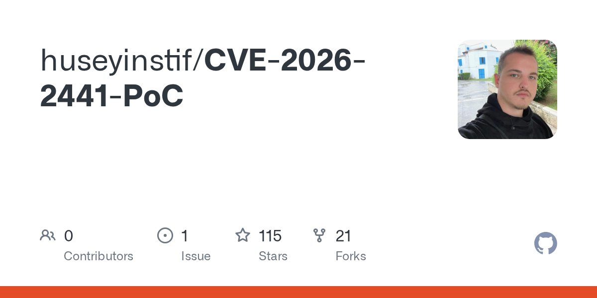 CVE-2026-2441: Chrome Use-After-Free RCE Exploit
