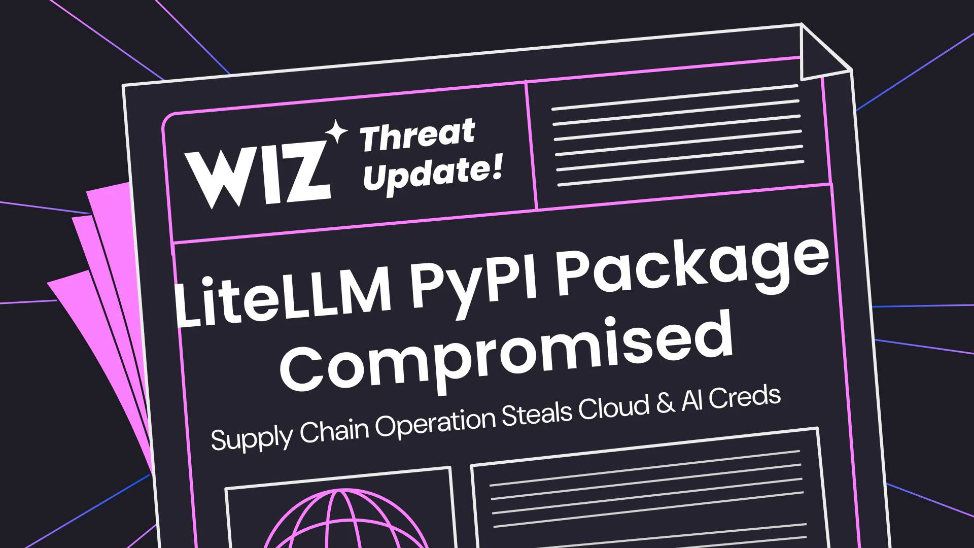 LiteLLM 1.107.0 supply-chain attack steals credentials